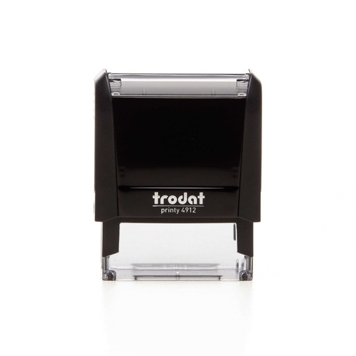 4912 trodat® Printy™ 4.0 text stamp (black), ink pad black (4 lines)