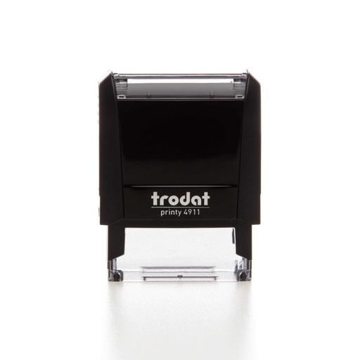 4911 trodat® Printy™ 4.0 text stamp (black), ink pad black (3 lines)