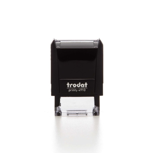 4910 trodat® Printy™ 4.0 text stamp (black), ink pad black (2 lines)