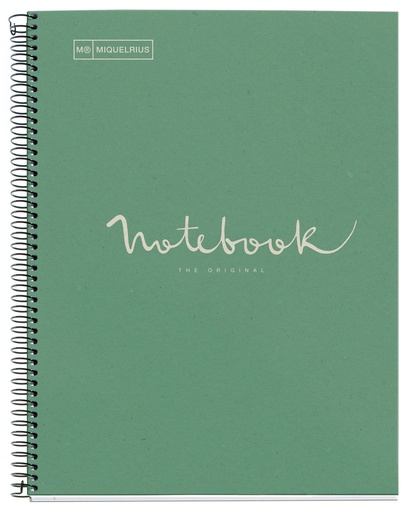 Notebook A4 80 sheets Eco Emotion Mint