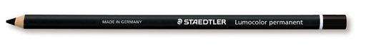 STAEDTLER Lumocolor pencil permanent Glasochrom dry marker black