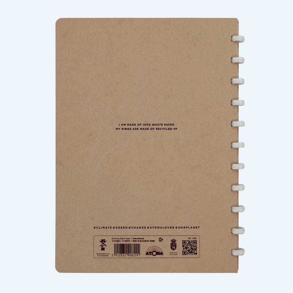 Atoma notebook A4 5mm 72sheet Climate