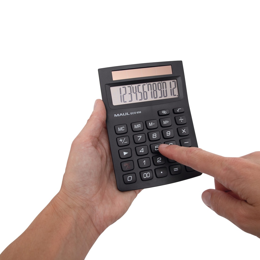 DESKTOP CALCULATOR MAUL ECO 650, 12 DIGITS