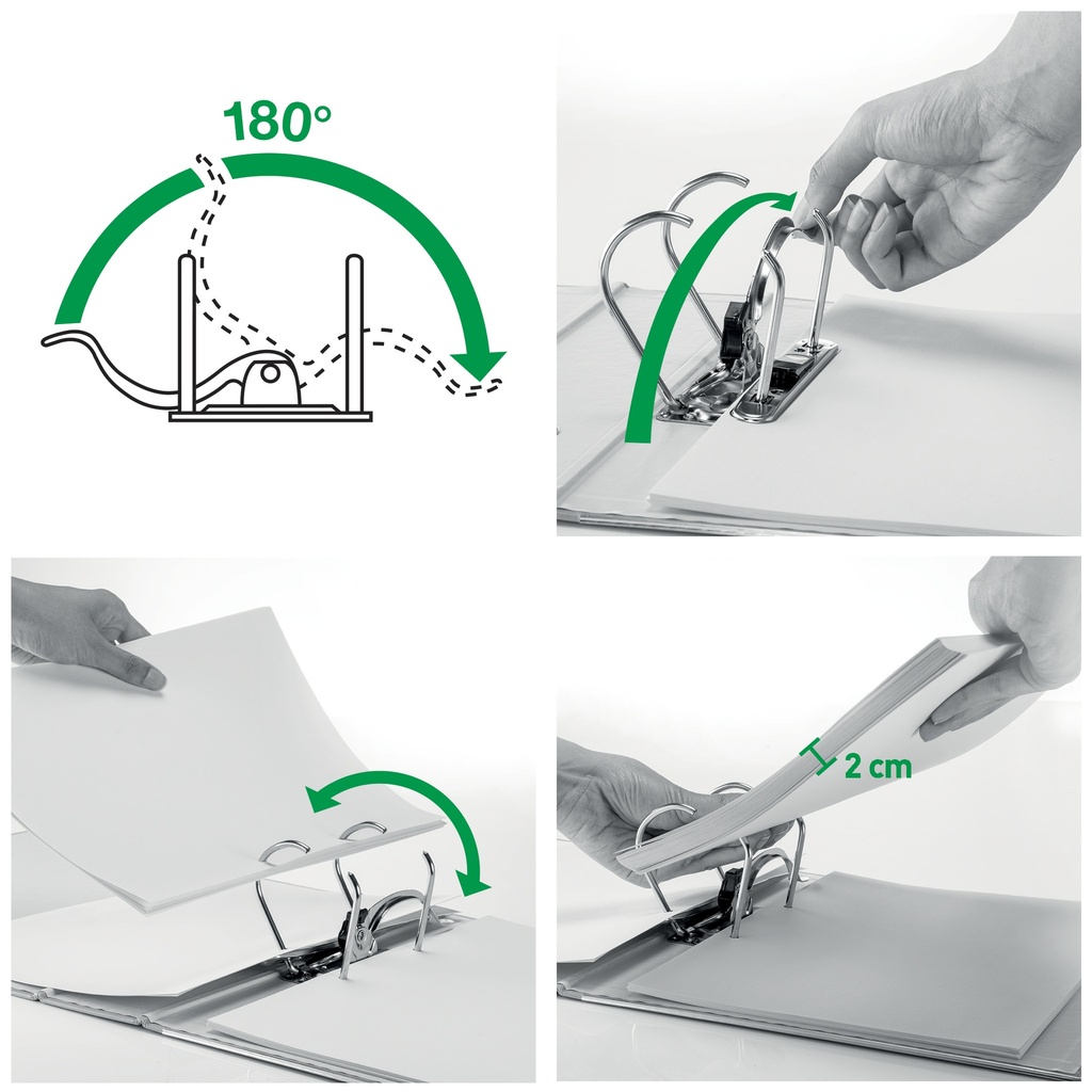 Leitz 180° Lever Arch File Hardboard