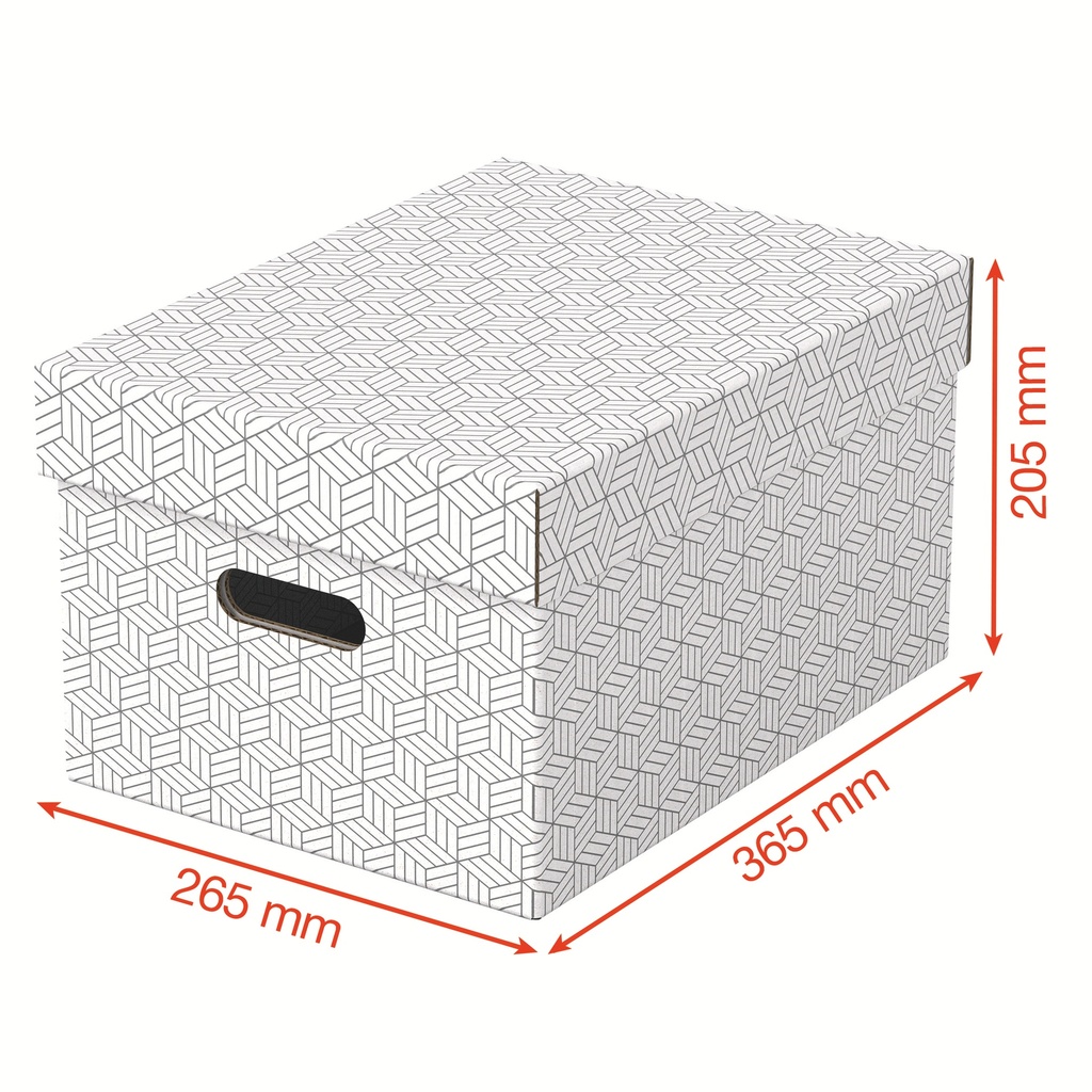 Esselte Home Storage Box Medium, Pack of 3