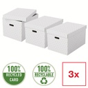 Esselte Home Storage Box Large, Pack of 3