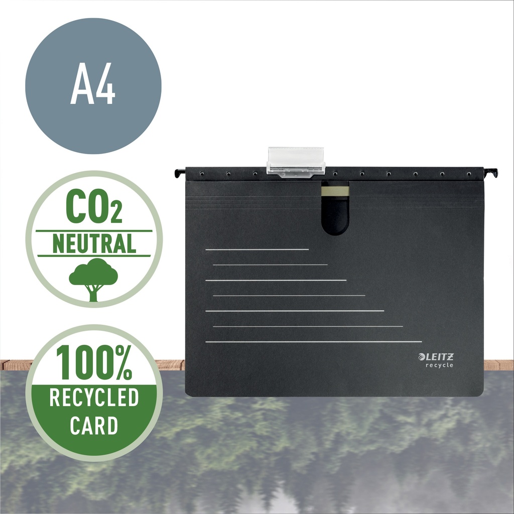 Leitz Alpha® Recycle Card Suspension Binder, CO2 neutral