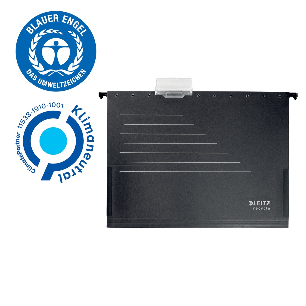 Leitz Alpha® Recycle Card Suspension Pocket, CO2 neutral