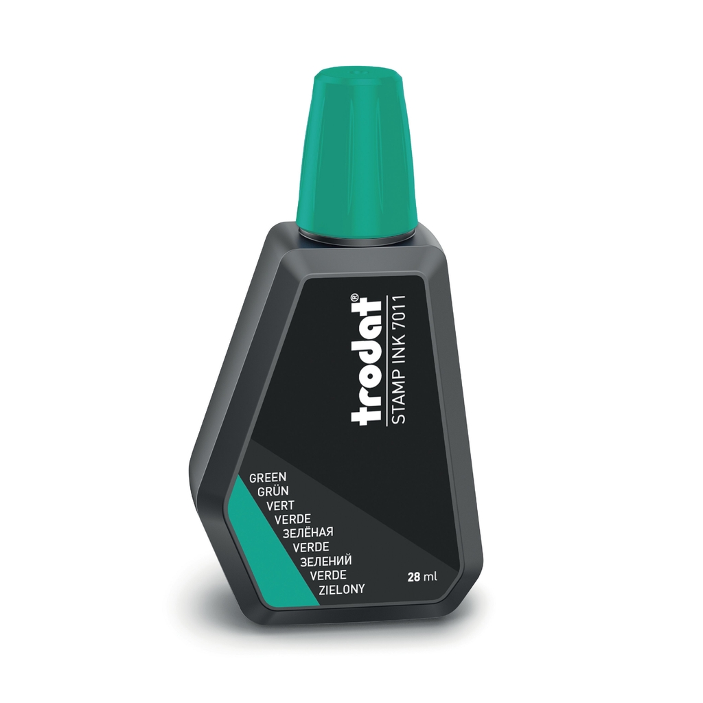 7011 trodat® green stamp ink, 28 ml
