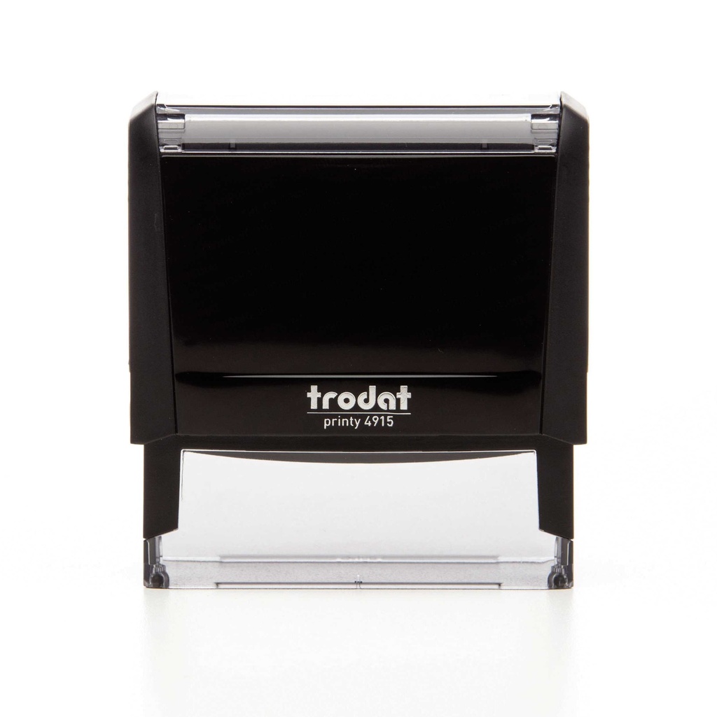 4915 trodat® Printy™ 4.0 text stamp (black), ink pad black (6 lines)