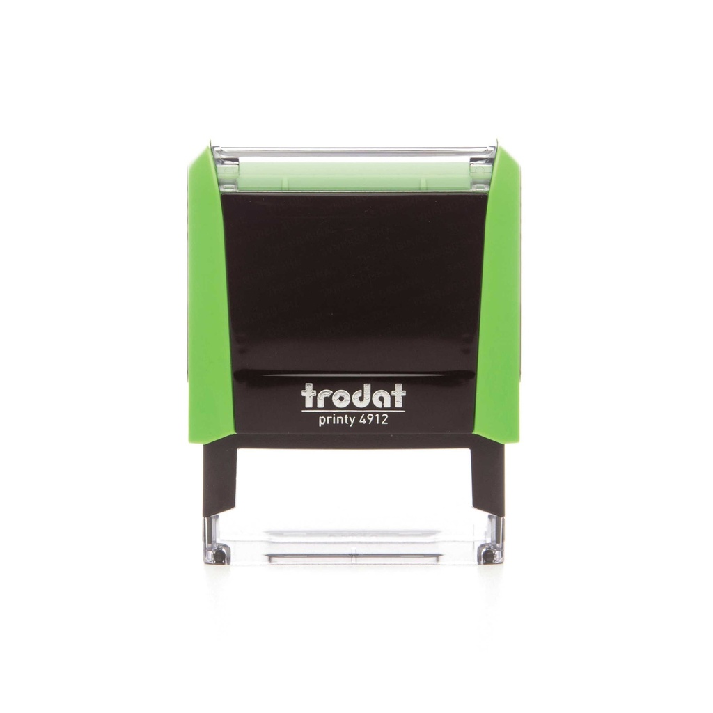 4912 trodat® Printy™ 4.0 text stamp (green), ink pad black (4 lines)