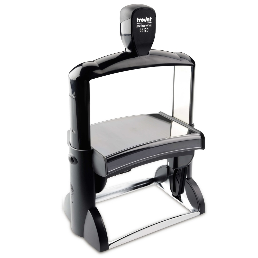 54120 trodat® Professional™ dateur Néerlandais avec texte, encrage noir (date au milieu), 6 + 6 lignes