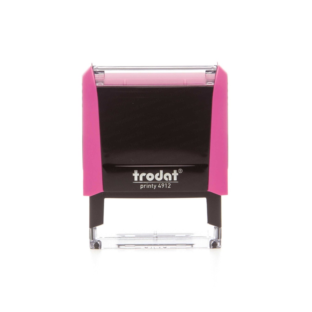 4912 trodat® Printy™ 4.0 text stamp (purple), ink pad black (4 lines)