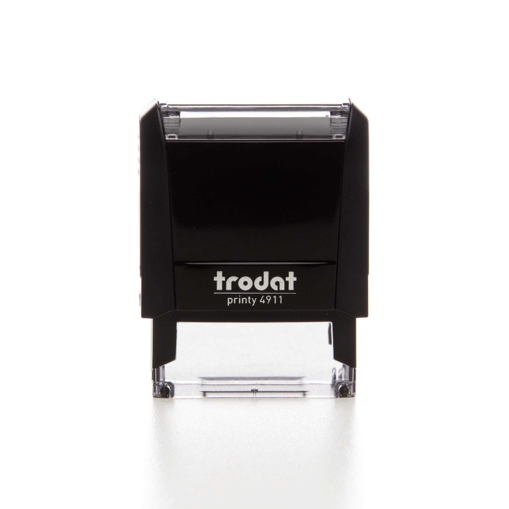 4911 trodat® Printy™ 4.0 tampon texte (noir), encrage noir (3 lignes)