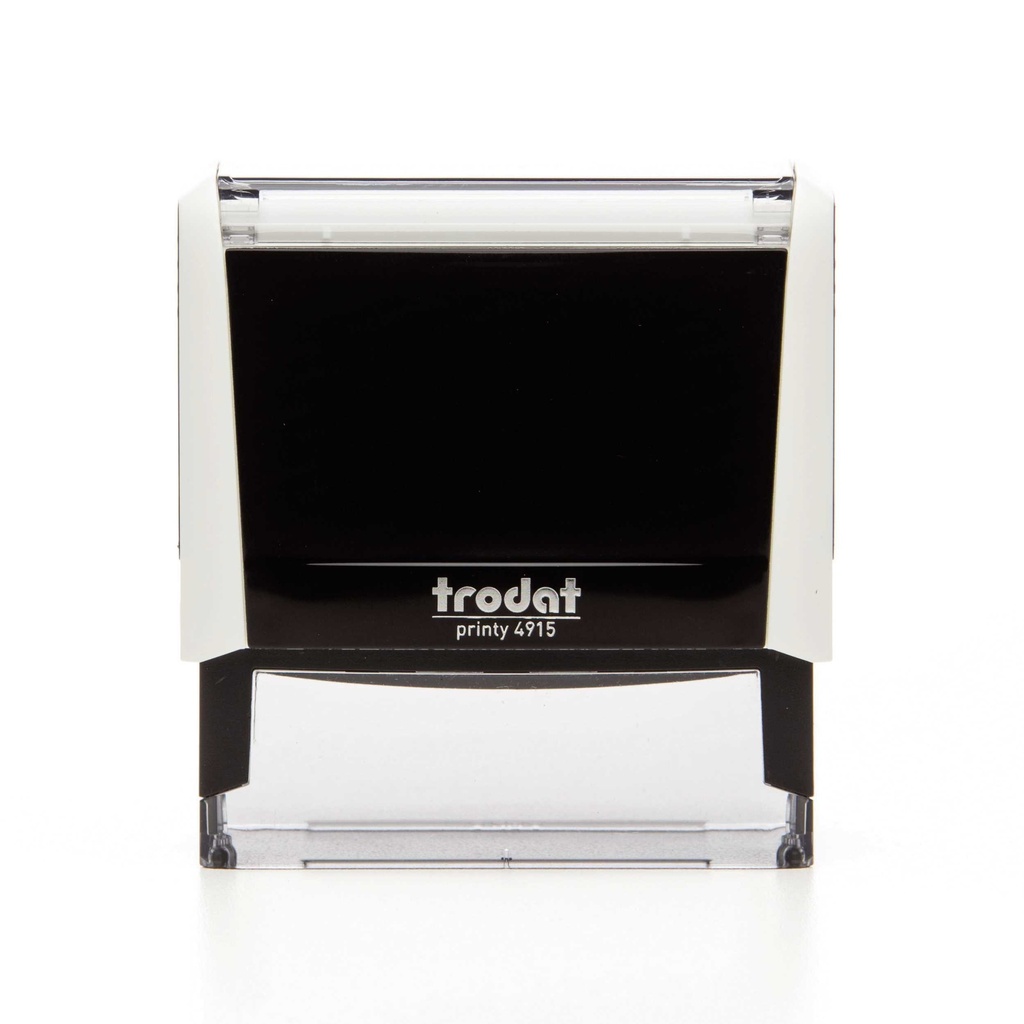4915 trodat® Printy™ 4.0 tampon texte (blanc), encrage noir (6 lignes)