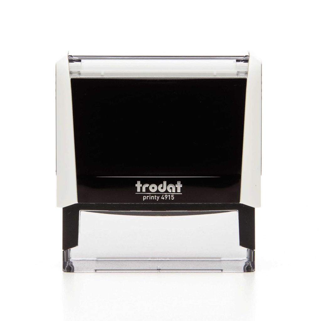 4915 trodat® Printy™ 4.0 text stamp (white), ink pad black (6 lines)