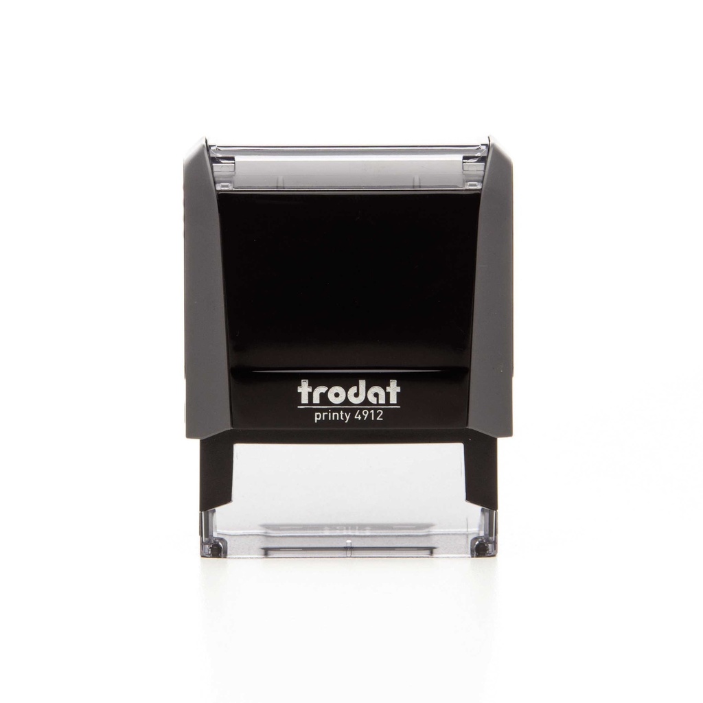 4912 trodat® Printy™ 4.0 text stamp (grey), ink pad black (4 lines)