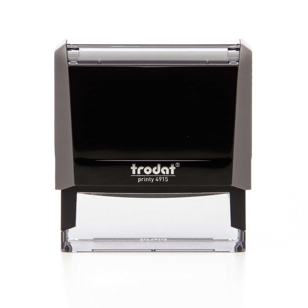 4915 trodat® Printy™ 4.0 tampon texte (gris), encrage noir (6 lignes)