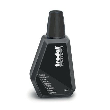 7011 trodat® black stamp ink, 28 ml