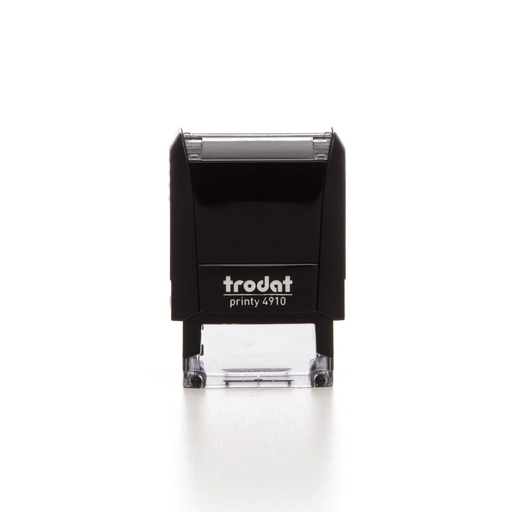 4910 trodat® Printy™ 4.0 tampon texte (noir), encrage noir (2 lignes)