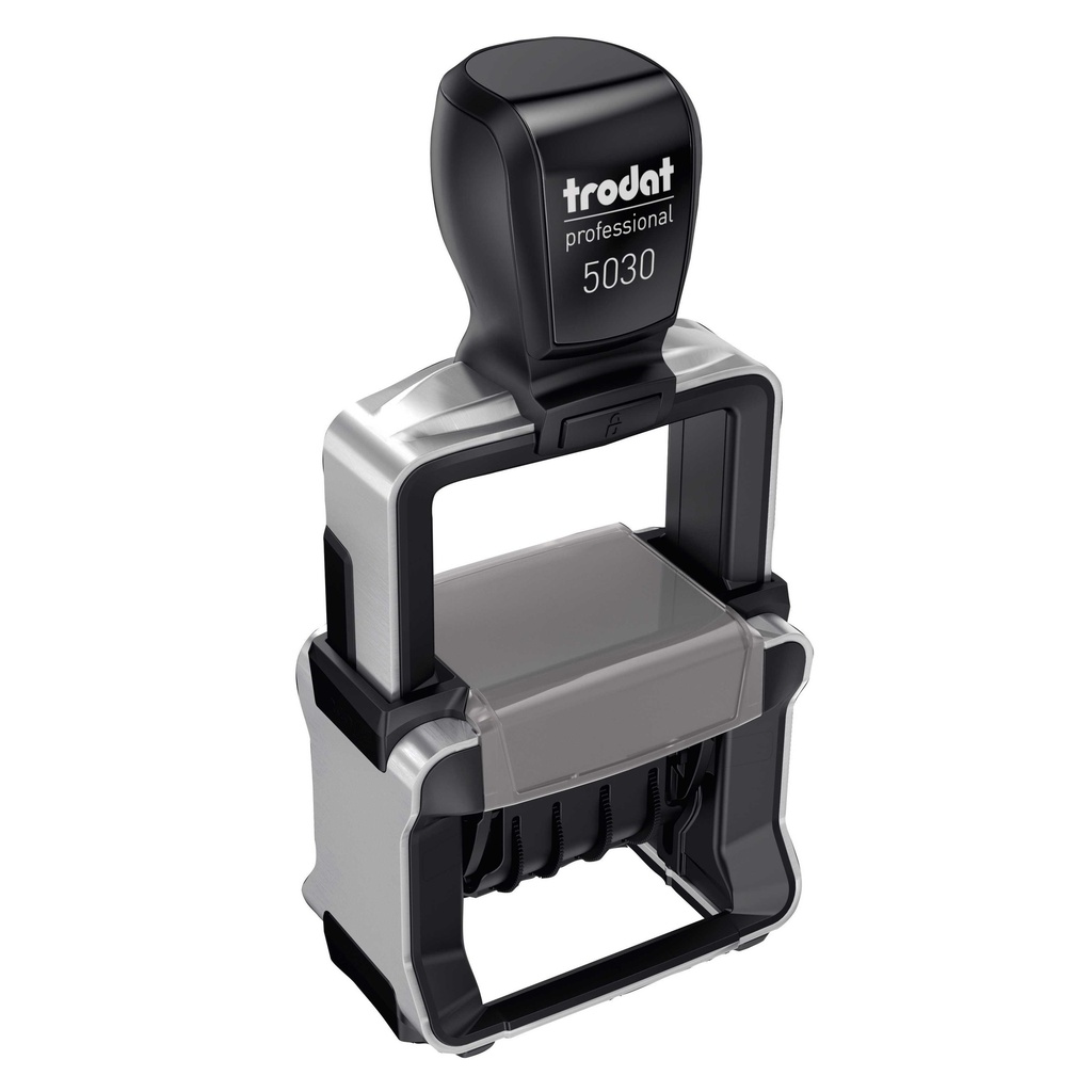 5030 trodat® Professional™ 4.0 French date stamp, ink pad black