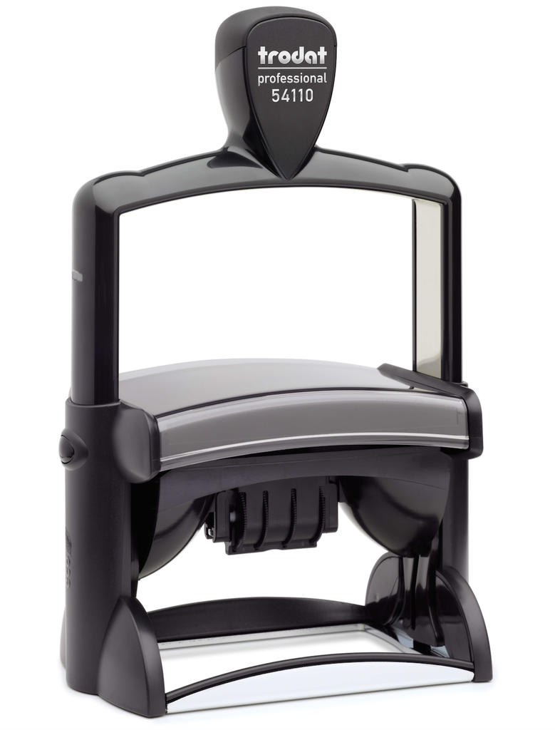 54110 trodat® Professional™ dateur Français avec texte, encrage noir (5 + 5 lignes)