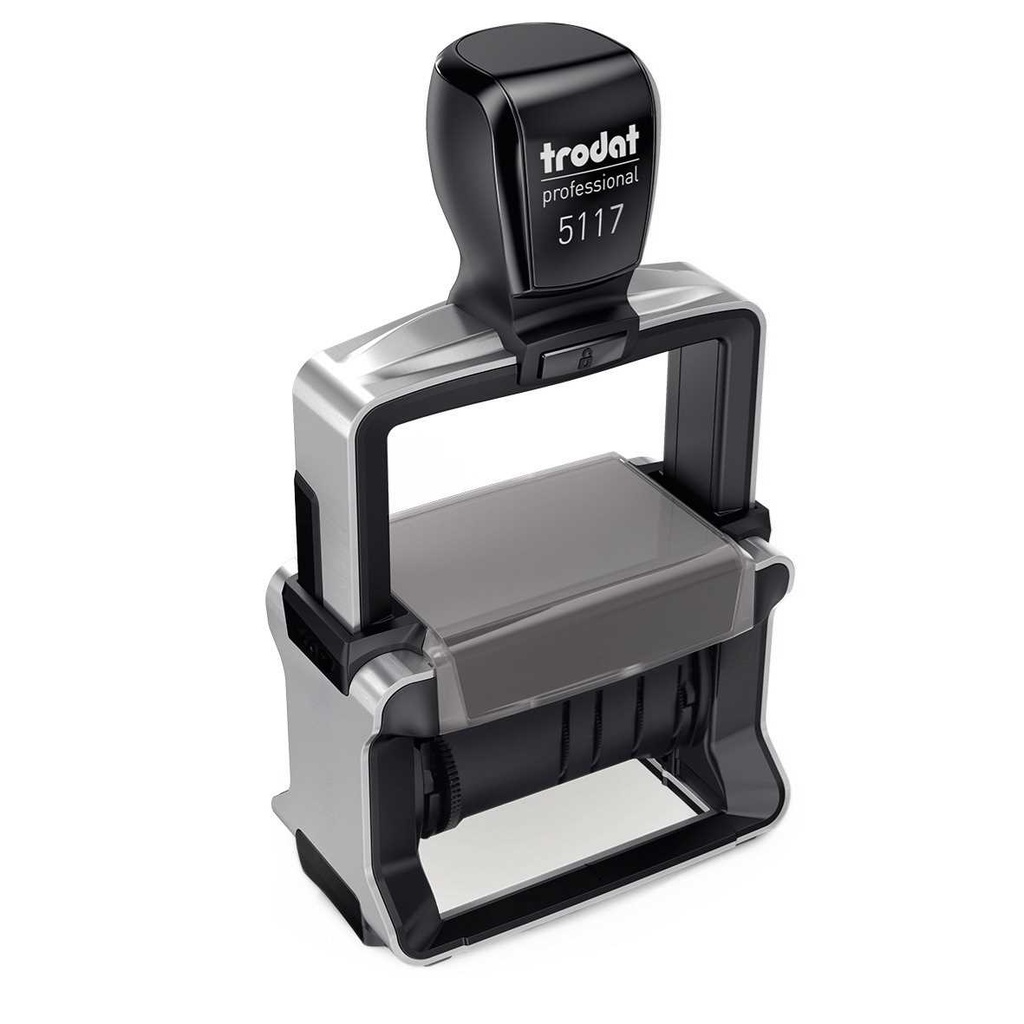 5117 trodat® Professional™ 4.0 English phrase dater, ink pad black