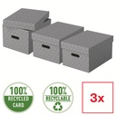 Boîte de rangement pour la maison Esselte, format medium, lot de 4