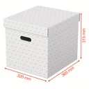 Esselte Home Storage Box Cube, Pack of 3
