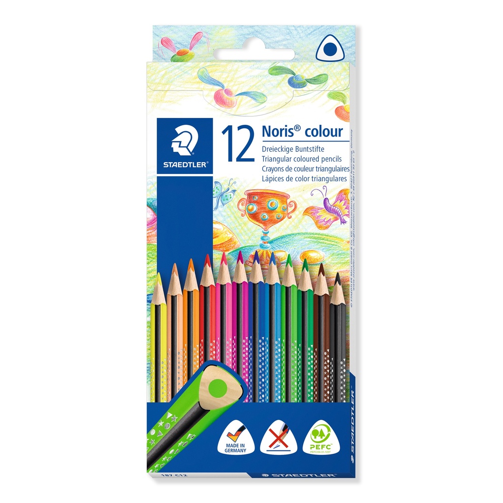 STAEDTLER Noris colour 187 triangular coloured pencil