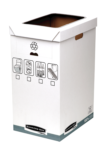 Bankers Box® System recycle bin grey