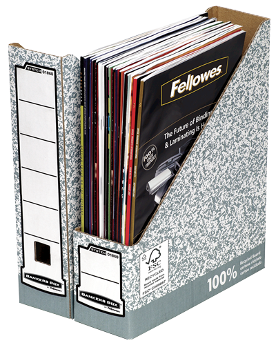 Bankers Box® System magazine file A4 80 mm grey