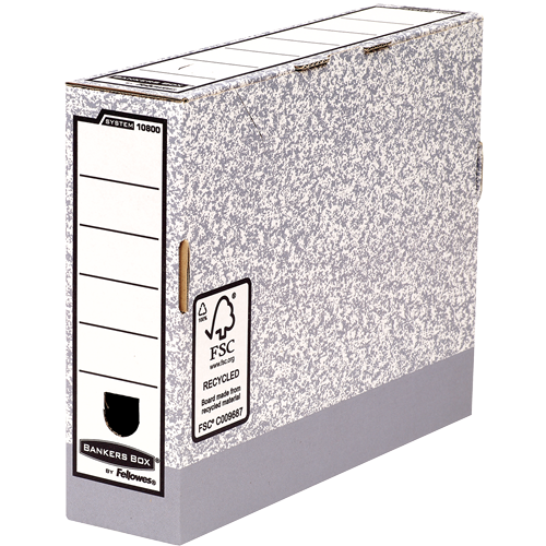 Bankers Box® System transfer file A4 80 mm grey