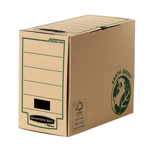 Bankers Box® Earth Series 150 mm A4 transfer file brown