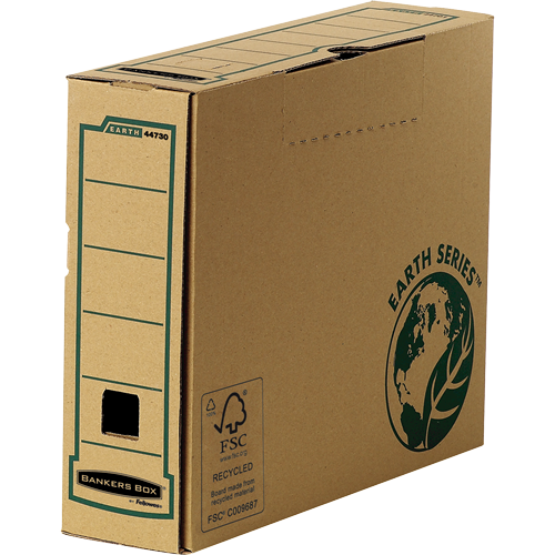 Bankers Box® Earth Series 80 mm A4 transfer file brown 20 pk