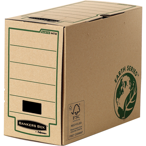 Bankers Box® Earth Series 150 mm A4+ transfer file brown 20 pk