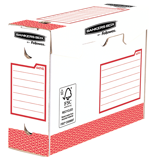 Bankers Box® Basic Heavy Duty boite d'archives A4+ dos de 100 mm - rouge