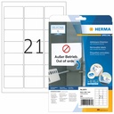 HERMA SPECIAL A4 Movable labels repositionable 63,5 x 38,1 mm paper matt 525 pcs