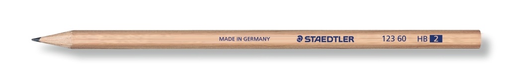 STAEDTLER Ongelakt potlood 123 60 zwart