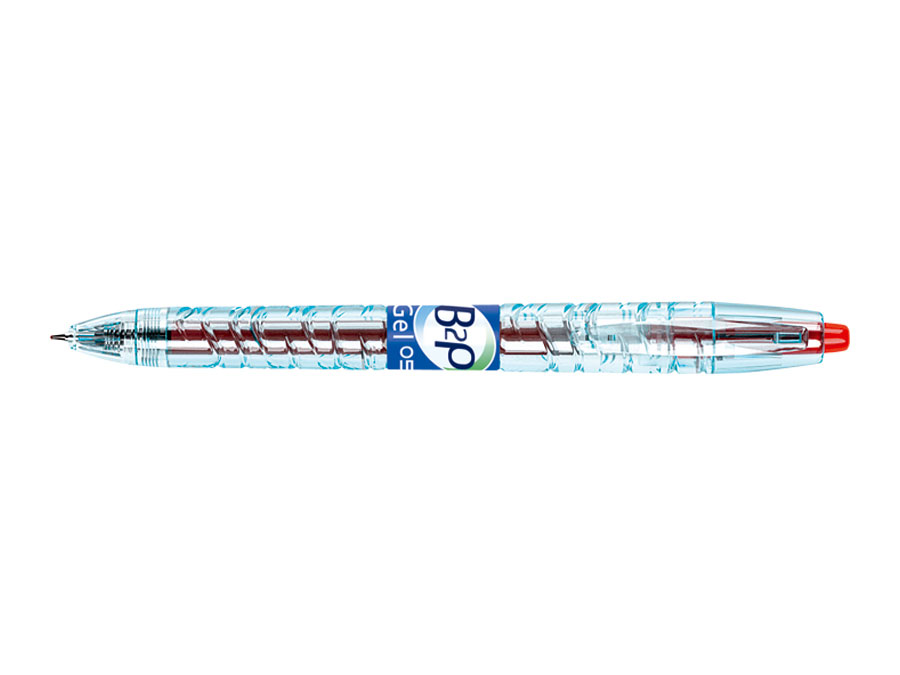 B2P Roller encre gel rouge pointe fine