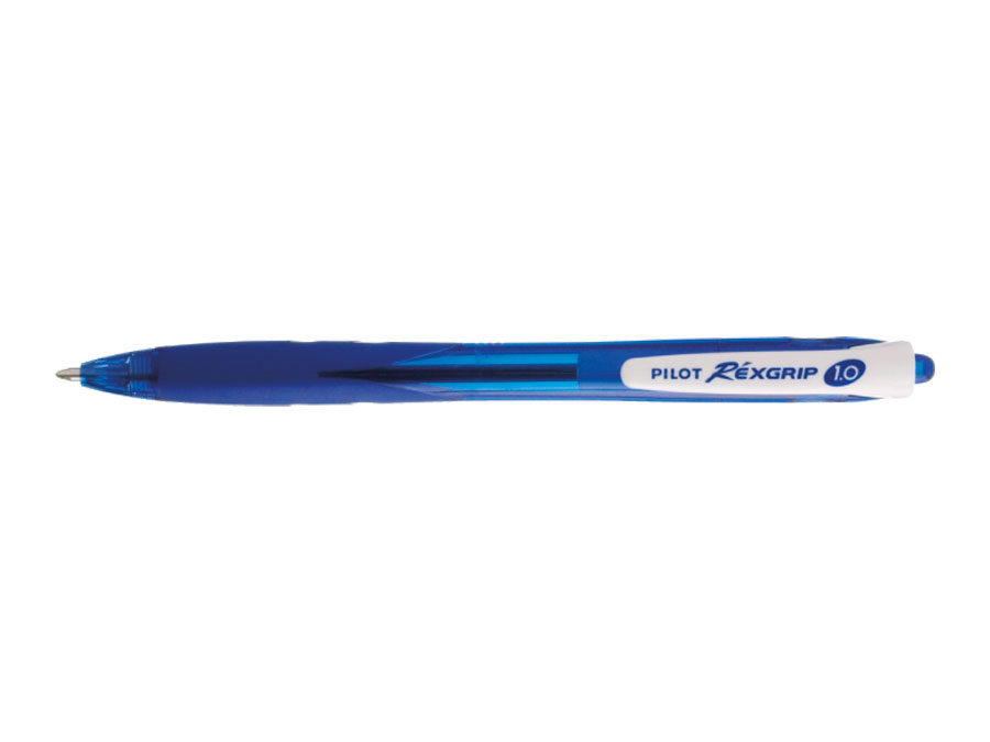 Begreen Rexgrip Stylo Bille bleu pointe medium