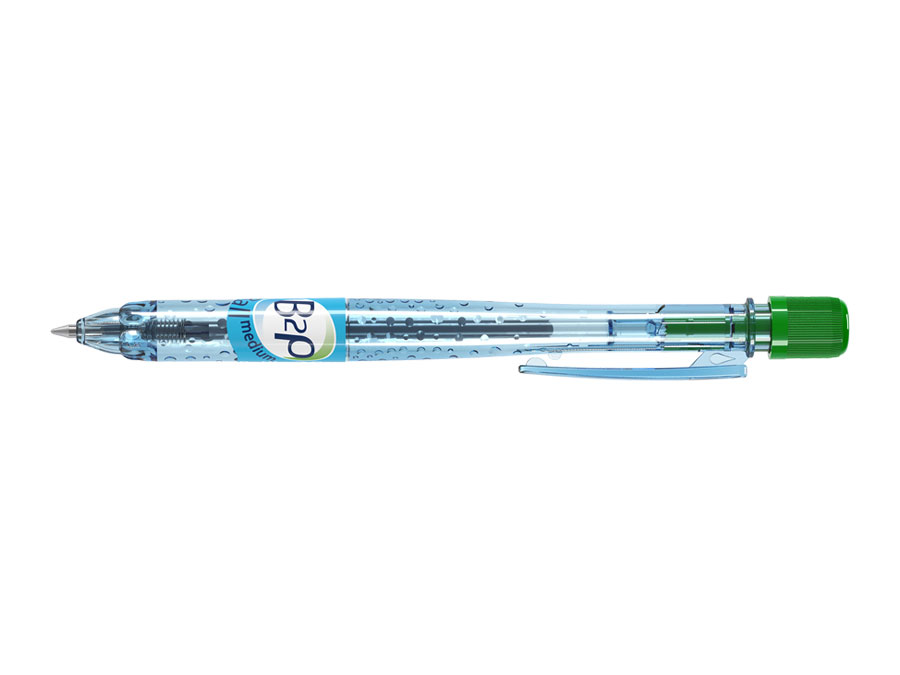 B2P Stylo Bille vert pointe medium