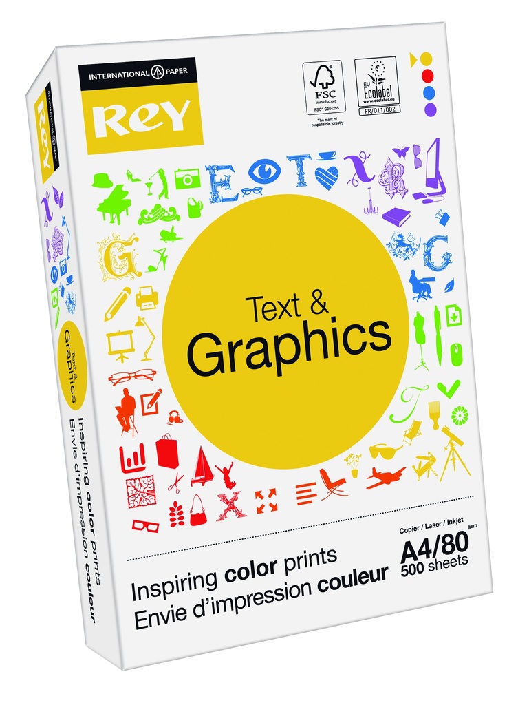Rey Text & Graphics 80 grs A4