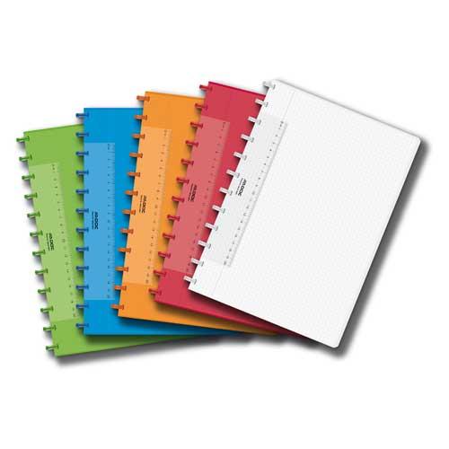 PAP-EX book COLORLINES A4 squared 5 x 5 mm