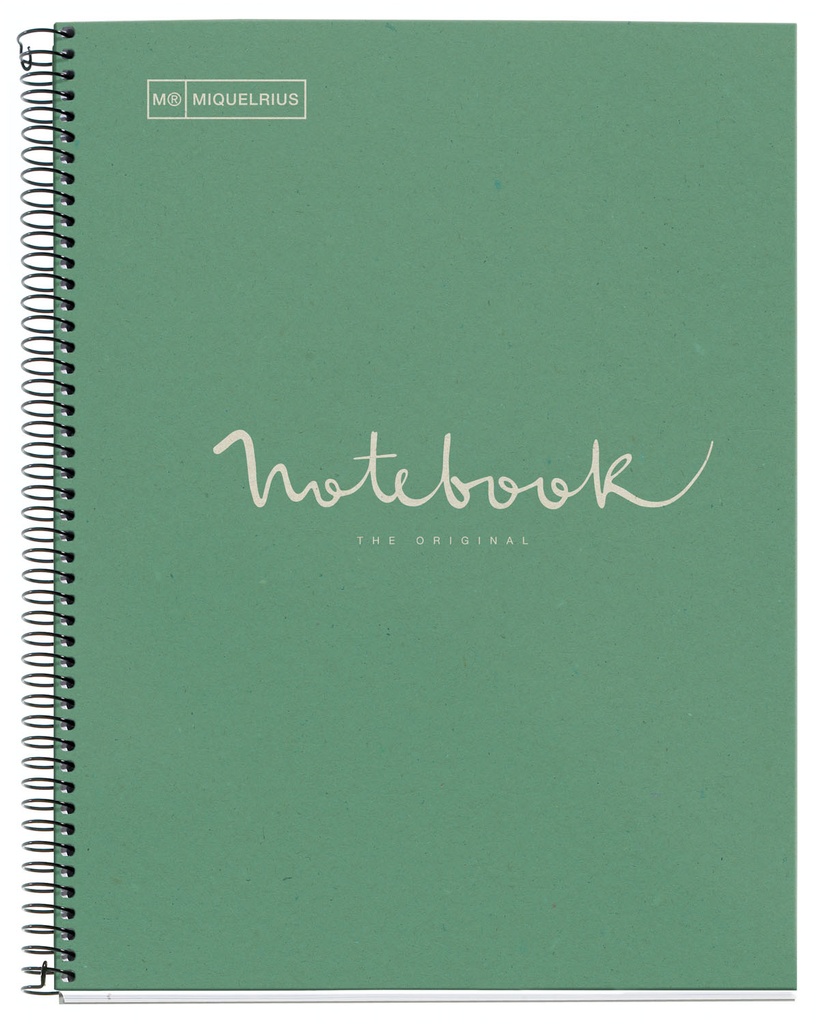Notebook A4 80 sheets Eco Emotion Mint