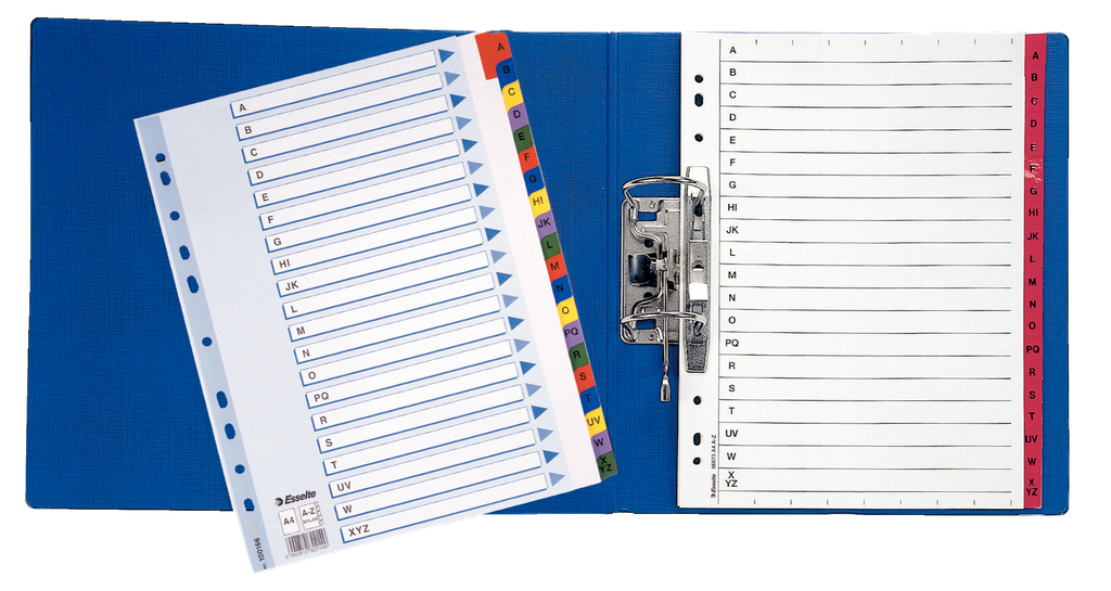 Répertoires en carton A4 Leitz Onglets A-Z