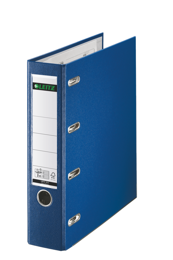 Leitz giro-bank ordner PP blauw 75 mm