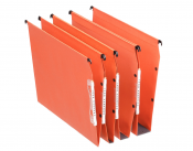 Esselte Orgarex Dual lateral suspension file orange V-bottom