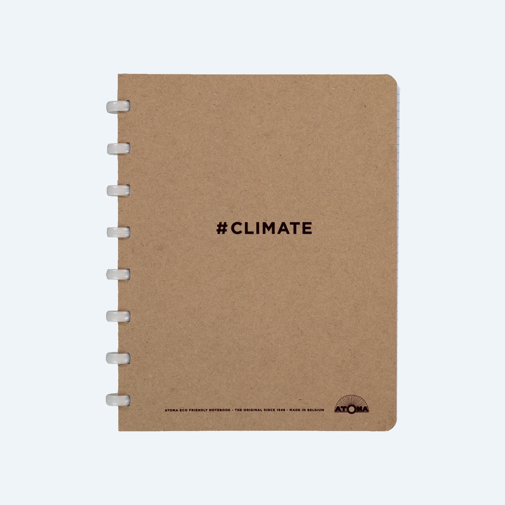 Cahier Atoma A5 5mm quadrillé 72feuilles Climate
