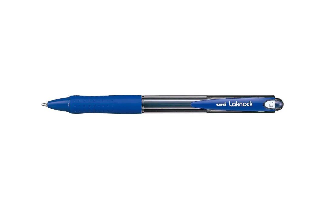 Laknock blue retractable ball-point pen